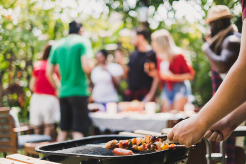 Rouwkost, barbequebuffet